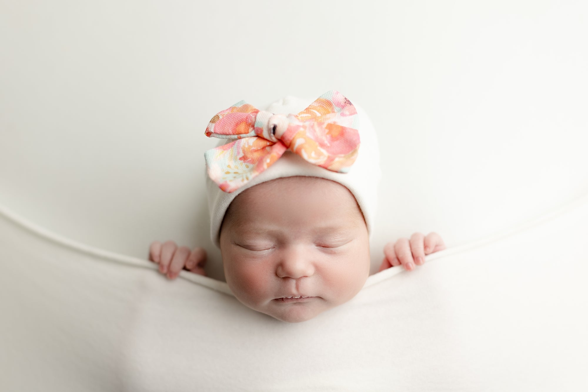 'Muslin Bow' Baby Hat // Sweet Blooms