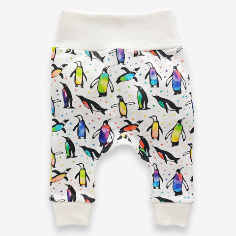 Harem Pants // Rainbow Penguins