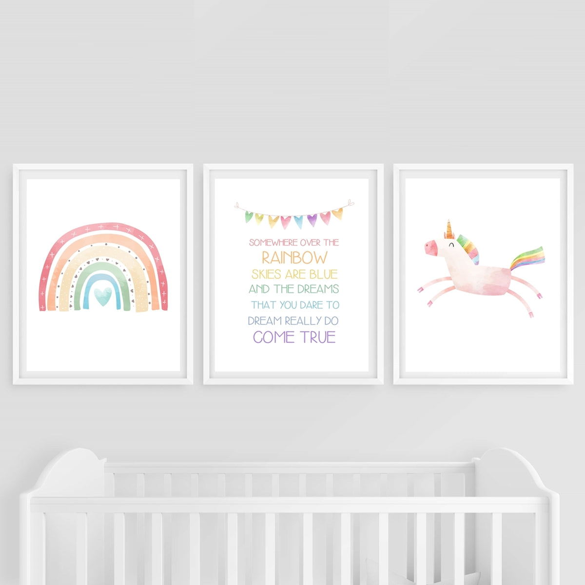 FREE NICU Nursery Art // Over the Rainbow