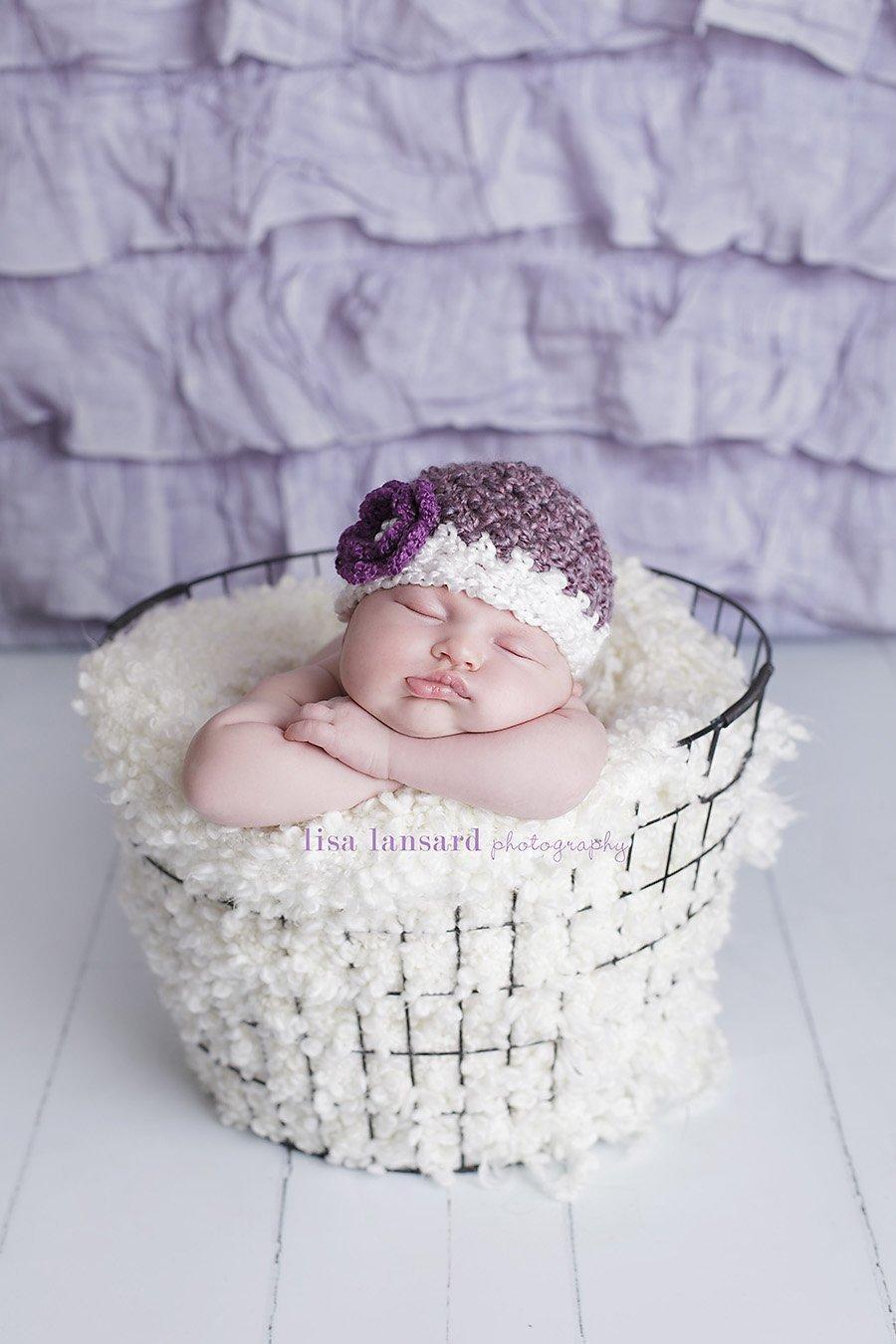 'Blossom' Crochet Hat // Mulberry-Flower Crochet Hats-UniqueKidz