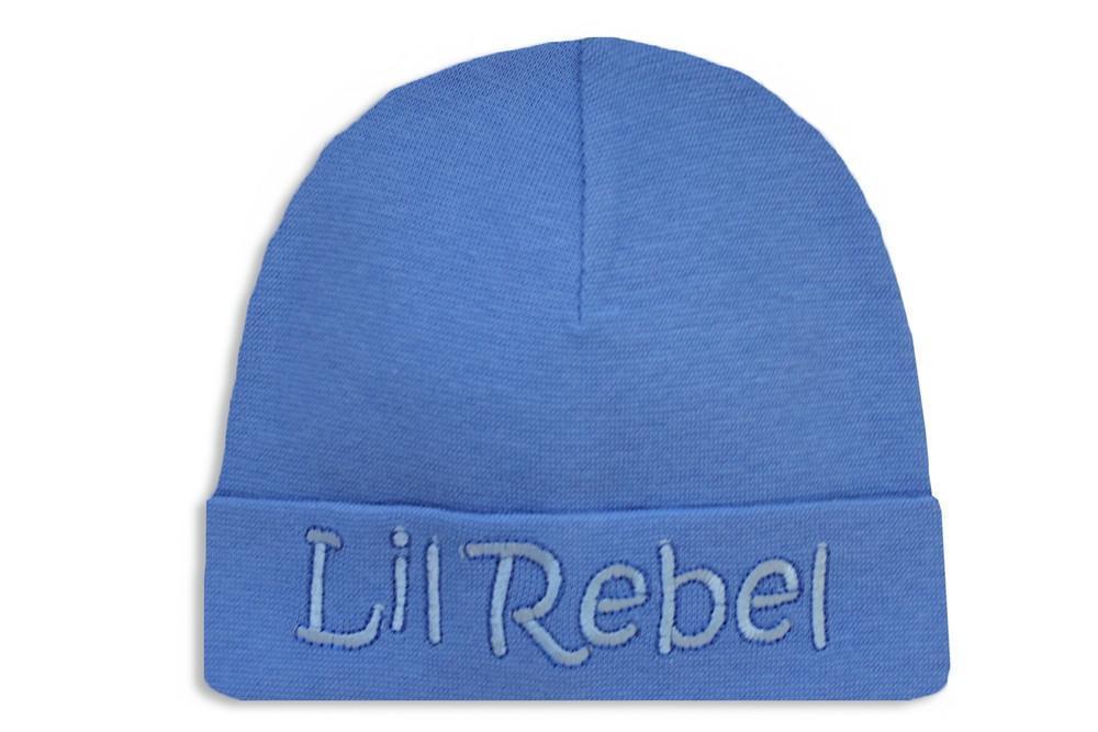 Embroidered Hat Denim // Lil Rebel-Embroidered Hats-UniqueKidz