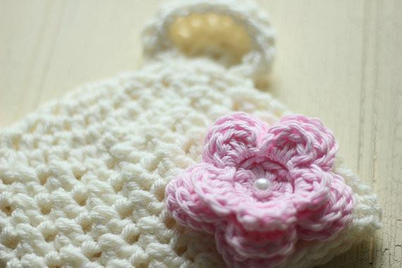 Preemie 'Little Bear' Crochet Hat // Rosie-Crochet Hats-UniqueKidz