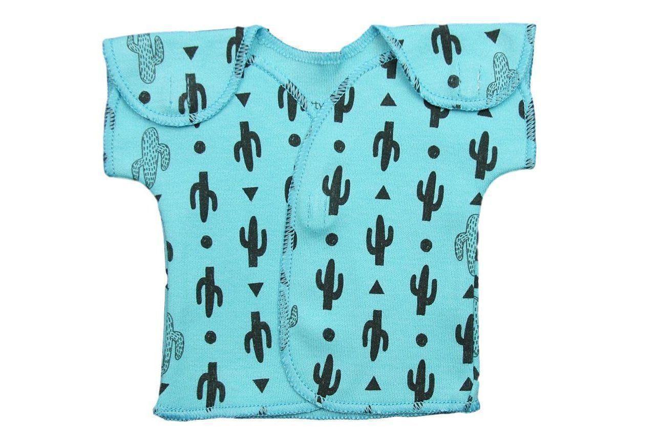 Preemie T-Shirt // Turquoise Cactus-NICU shirts-UniqueKidz