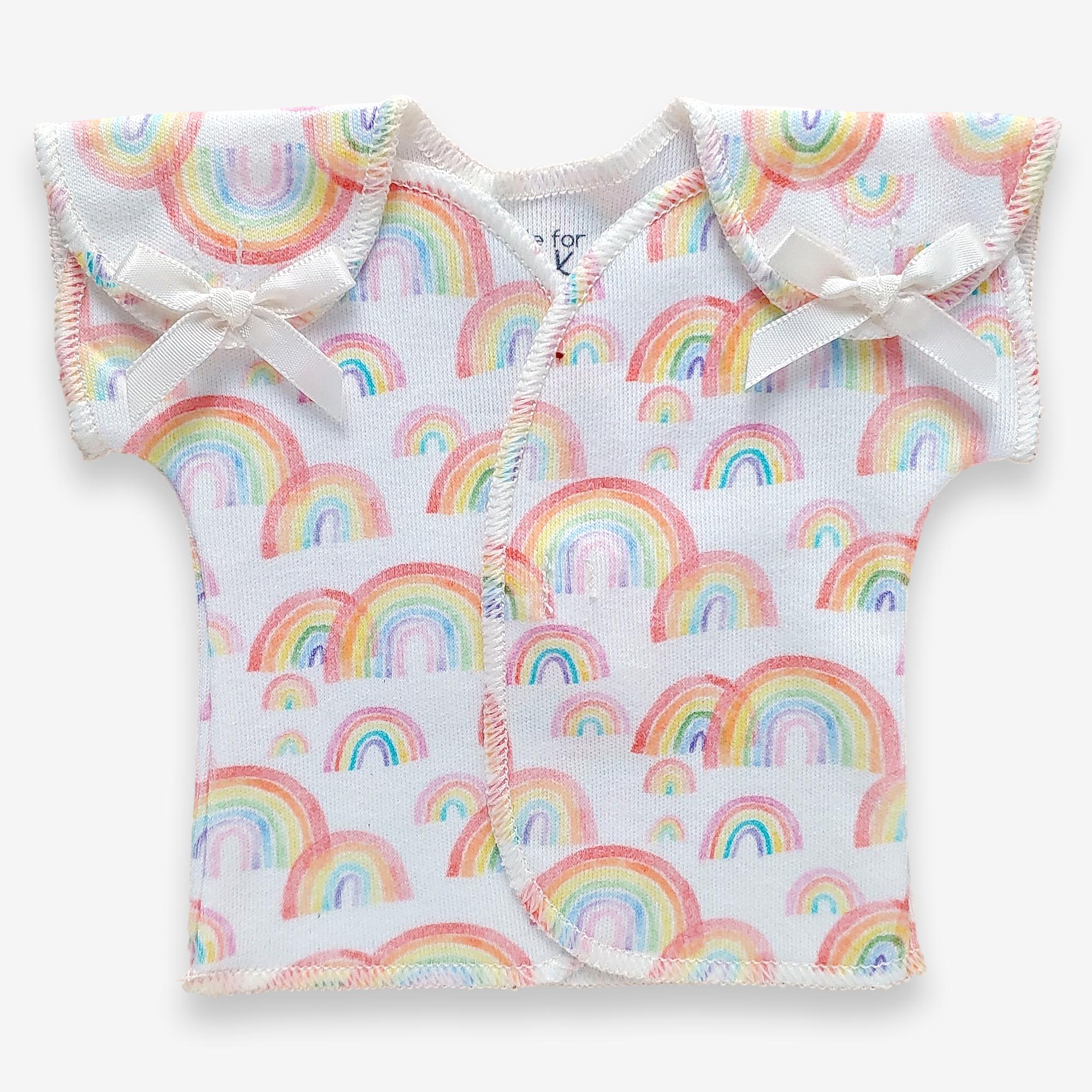 Organic Preemie T-Shirt // Over the Rainbow