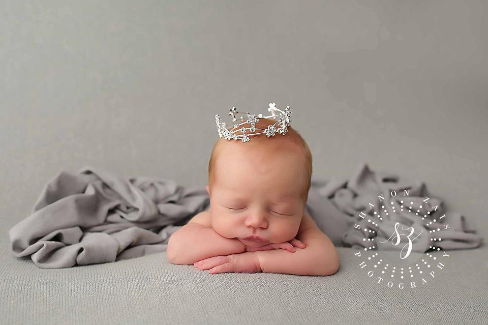 Rhinestone Mini Crown // Princess Kiera-Mini Crowns-UniqueKidz